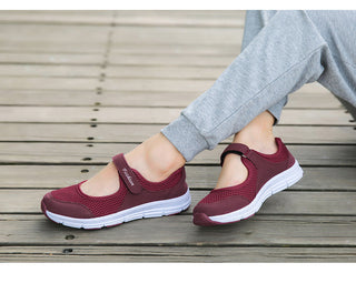Ultra Light Mesh Flat Shoes For Women alodia store