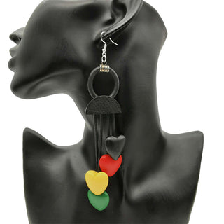 UKEBAY New Ethnic Style Drop Earrings Women Printing Bohemia Statement Earrings Handmade Jewelry Wooden Earring Ear Accessories Alodia Store