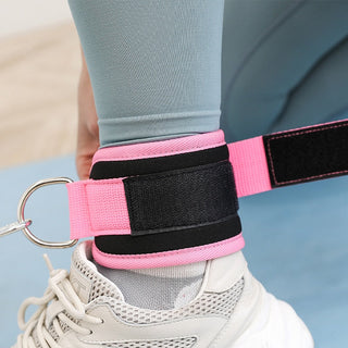 Fitness Ankle Straps Adjustable D-Ring Foot Support Cuffs Gym Leg Strength Workouts Pulley With Buckle Sports Feet Guard Alodia Store