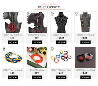 UKEBAY New Ethnic Style Drop Earrings Women Printing Bohemia Statement Earrings Handmade Jewelry Wooden Earring Ear Accessories Alodia Store