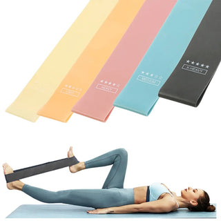 Resistance Bands Fitness Gum Exercise Gym Strength Workout Elastic Bands For Fitness Mini bands Yoga Crossfit Training Equipment Alodia Store