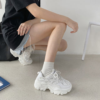 Fashion Platform Chunky Sneakers for Women Thick alodia store