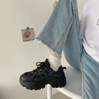 Fashion Platform Chunky Sneakers for Women Thick alodia store