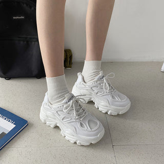 Fashion Platform Chunky Sneakers for Women Thick alodia store