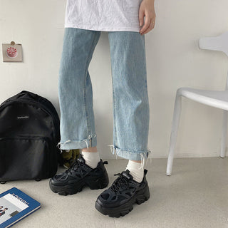 Fashion Platform Chunky Sneakers for Women Thick alodia store