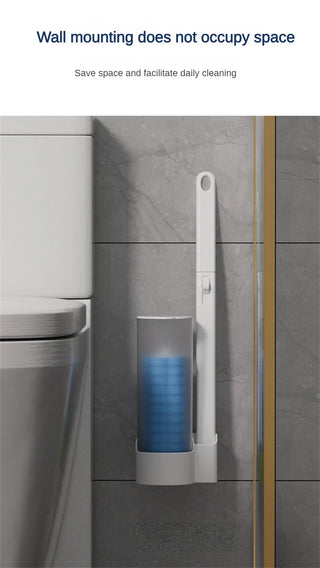 Disposable Toilet Brush Cleaner With Long Handle Bathroom - Alodia Store