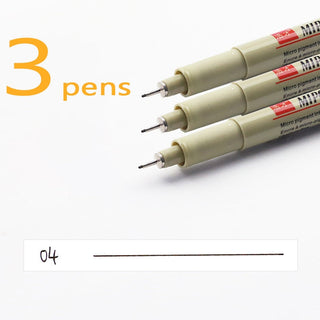 Manga Markers Needle Pen Art Hand-painted Sketch Pens Stationery Set alodia store