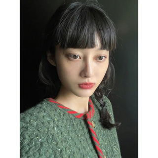 Two Peice Sets Vintage Knitted Cardigan Full  Elastic Waist  Knee-Length Skirt 2 Piece Set Luxury Alodia Store