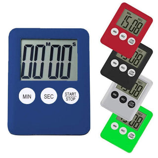 led kitchen timer magnetic adsorption countdown stopwatch cooking learning timer electronic timer LCD small alarm clock Alodia Store