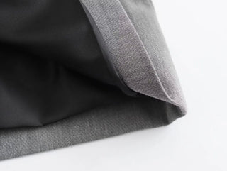 TRAF Grey Oversize Long Blazer Women Alodia Store