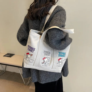 MINISO Disney Series Cartoon Cute Canvas Bag Women Alodia Store