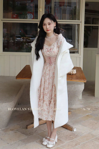 pink floral dress Alodia Store