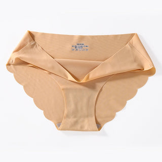 Sports Women's Panties Seamless Briefs Mid Rise Underwear Female Soft Comfortable Silk Briefs Underpants Sexy Lingerie Panty alodia store