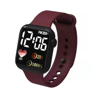 Electronic Wrist Watch  LED Digital Smart sport watch Luminous Square Dial Kids wristwatch for Children Birthday Gift Alodia Store