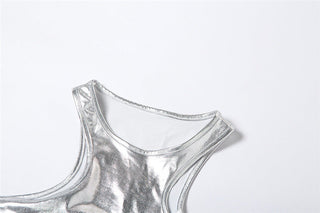 Summer Sliver Color CropTop Women New Sexy Alodia Store