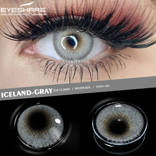 EYESHARE 1 Pair Colored Contact Lenses Natural Look Gray Eye Lenses Brown Contact Blue Lenses Fast Delivery Green Eye Lenses Alodia Store