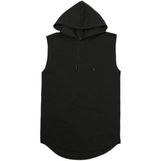 Plus Size Summer Men Clothing Tank Tops Sweatshirt Sleeveless Tops Hoodie Vest Workout Fitness Mens T Shirt Workout Hip Hop Vest alodia store