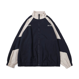 Hip Hop Varsity Jacket Men High Street Patchwork Color Block Alodia Store