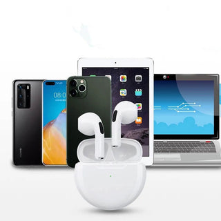 Original Pro 6 TWS Wireless Bluetooth Earphones Headphones Mini Fone Earphone Stereo Sport Headset For Xiaomi Android Earbuds ALODIA STORE