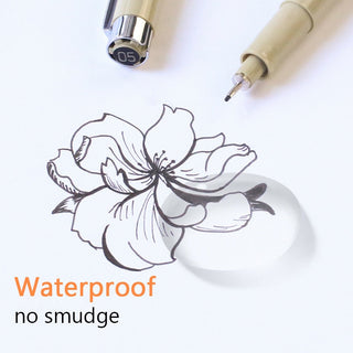 Manga Markers Needle Pen Art Hand-painted Sketch Pens Stationery Set alodia store