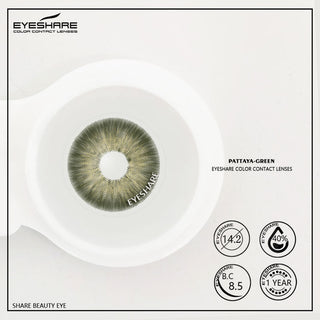 EYESHARE 1 Pair Colored Contact Lenses Natural Look Gray Eye Lenses Brown Contact Blue Lenses Fast Delivery Green Eye Lenses Alodia Store
