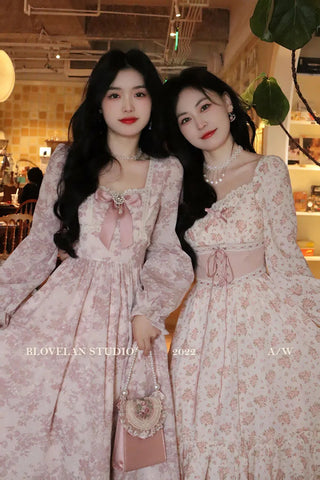 pink floral dress Alodia Store