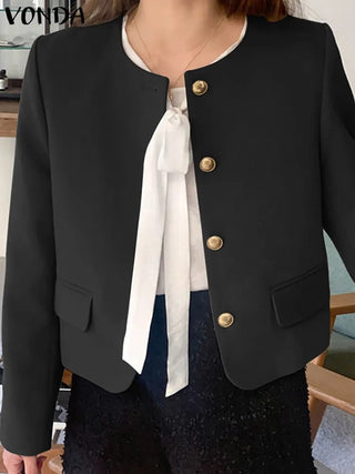 VONDA Women Elegant Blazer 2023 Alodia Store