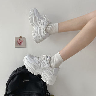 Fashion Platform Chunky Sneakers for Women Thick alodia store