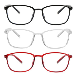 Eye Strain Ultralight PC Frame Anti Blue Rays Presbyopia Eyeglasses Flat Mirror Eyewear Spectacle Frames Reading Glasses Alodia Store