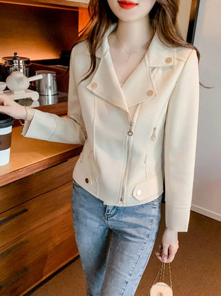 Fashion Long Sleeve Trench New Alodia Store