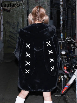 Loose Fluffy Jacket Hoodie 2023 Alodia Store
