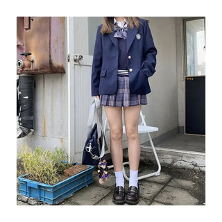 Uniform Female Drama Cardigan Japanese Coat Alodia Store