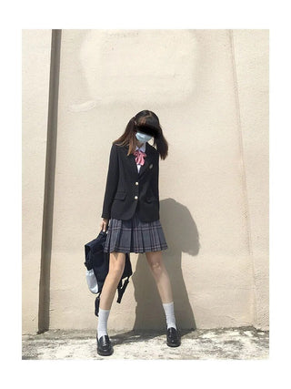 Uniform Female Drama Cardigan Japanese Coat Alodia Store