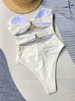 Hollow Out Beachwear Bathing Suit ALODIA STORE