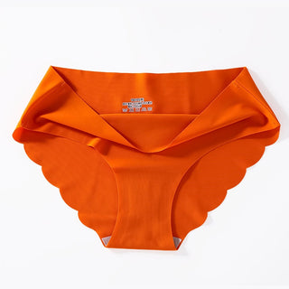 Sports Women's Panties Seamless Briefs Mid Rise Underwear Female Soft Comfortable Silk Briefs Underpants Sexy Lingerie Panty alodia store