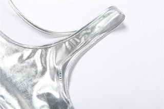 Summer Sliver Color CropTop Women New Sexy Alodia Store