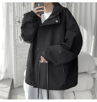 Hooded Jacket for Men Bomber Jacket ALODIA STORE