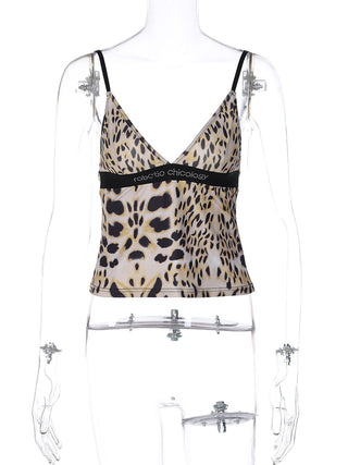 Dulzura Leopard Print Spaghetti Alodia Store
