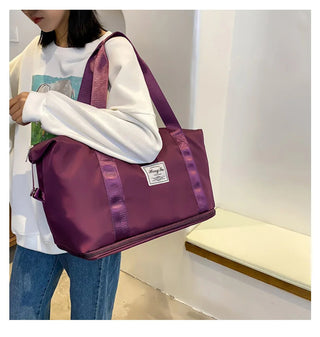 UNIXINU Carry On Travel Duffle Bag Nylon Waterproof Sports Gym Alodia Store