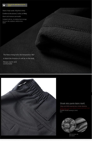 Soft Shell Autumn and Winter Plush Thickened Mountaineering Tactics Training  Keep Warm Waterproof  Windproof Charge Suit Alodia Store