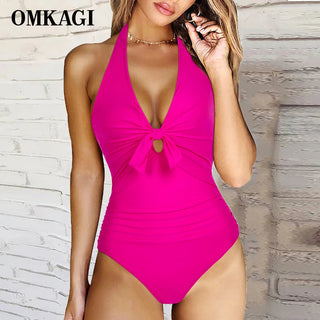 OMKAGI One Piece Swimsuit  Large Size Women' S 2023 Swimwear S Alodia Store