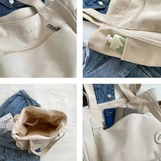 Tote Bag 2023 New Canvas Commuter Handbag Women Bag Alodia Store