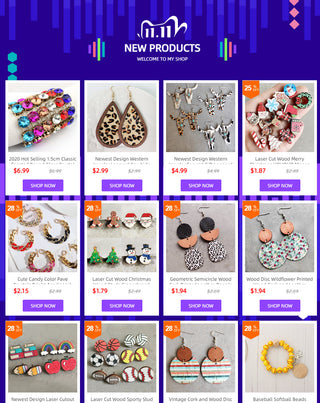 Laser Cutout Baseball Softball Sport Style Lightning Bolt Shape Wooden Dangle Earrings for Women Sproty Wood Charms Jewelry Alodia Store