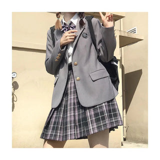 Uniform Female Drama Cardigan Japanese Coat Alodia Store