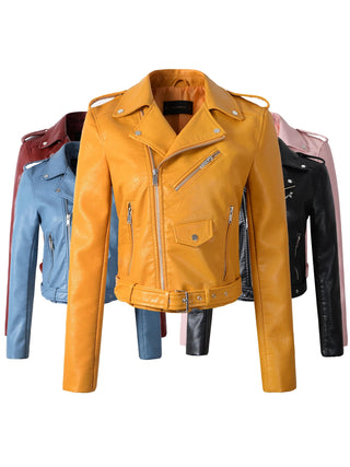 PU jacket Leather Alodia Store