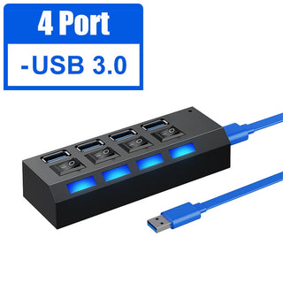 Usb Hub 3 0 Hub Usb Splitter Several Ports Multi Usb Hub 3.0 Hab power Adapter extension ALODIA STORE