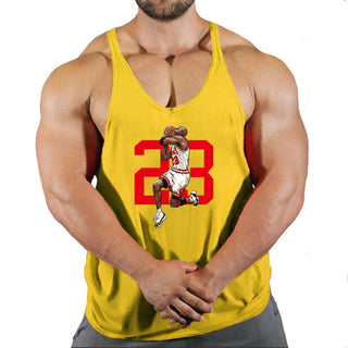 Skull Fitness Clothing Bodybuilding Shirt Men Top Fitness Sleeveless Sweatshirt Gym T-shirts Suspenders Man Men's Vest Stringer Alodia Store