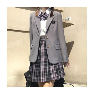 Uniform Female Drama Cardigan Japanese Coat Alodia Store