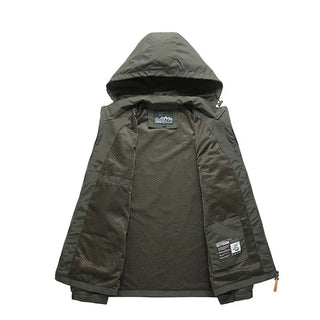 Men Hooded Raincoat Winter Waterproof Skin Kit Alodia Store