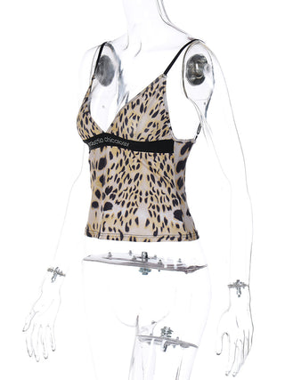 Dulzura Leopard Print Spaghetti Alodia Store